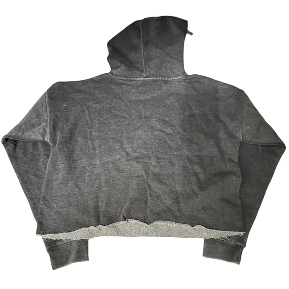 🩶💙NWT Gray Cropped Hoodie with Blue UK Logo - Univ of Kentucky size M Chicaka-D - Picture 2 of 5